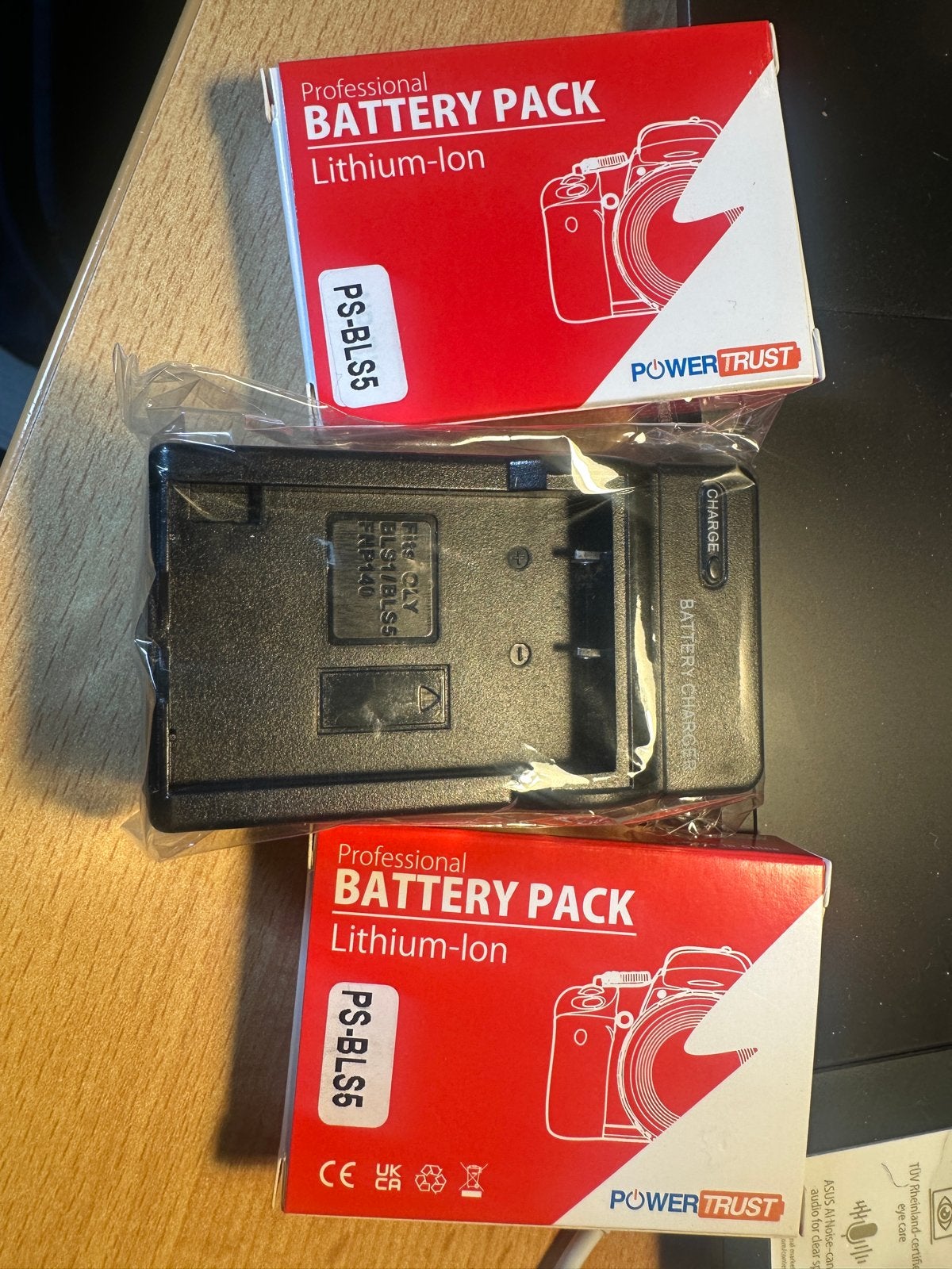 voor Olympus BLS5 Batterijpakket & Oplader, Nieuw, Overige merken, Accu, Opladen via netstroom
