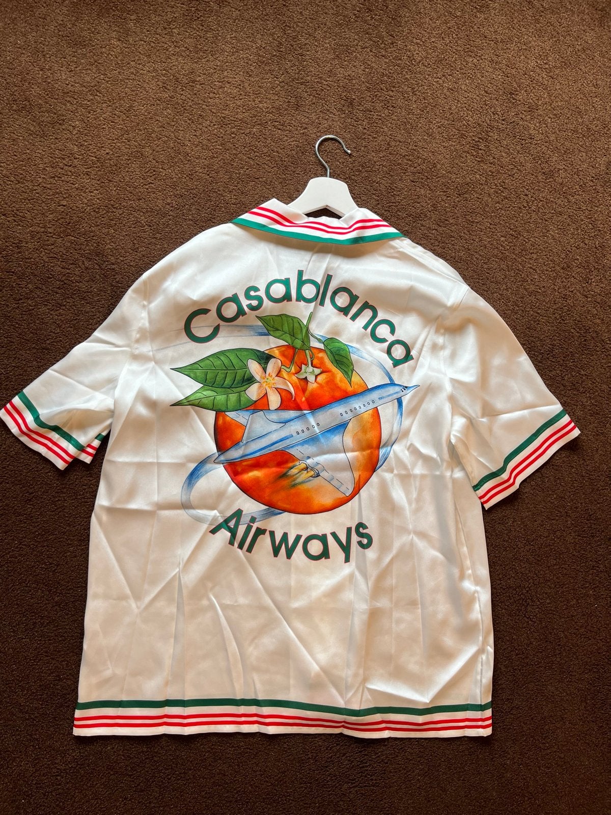 Casablanca Airways Bloesje Maat M, Kleding | Heren, T-shirts, Ophalen of Verzenden, Zo goed als nieuw, Maat 48/50 (M), Wit