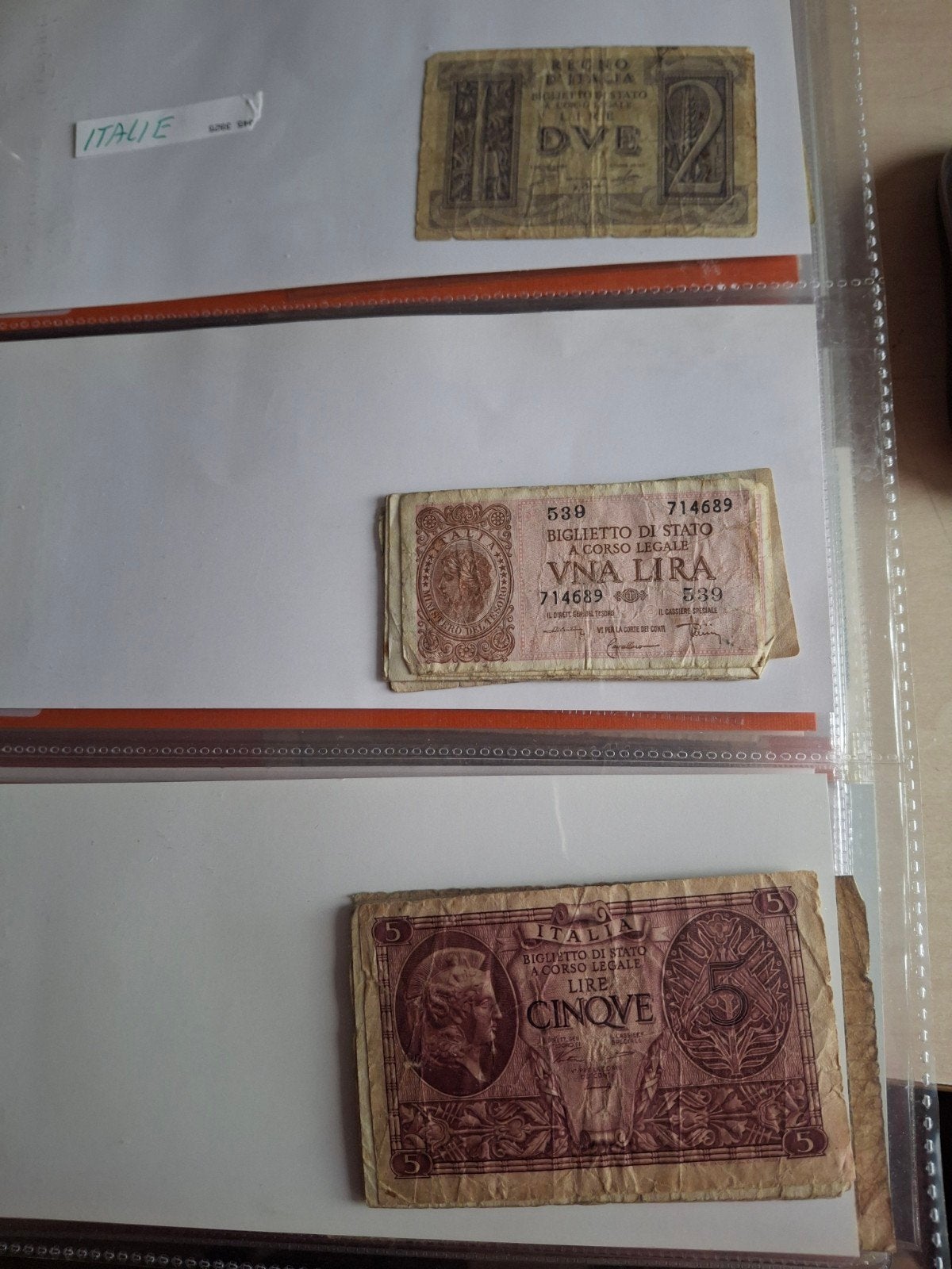 Oude Italiaanse Lira Bankbiljetten - Diverse Waardes, Ophalen of Verzenden, Setje