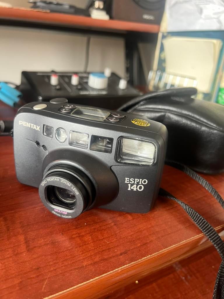 Pentax Espio 140 incl. batterij en softcase, Ophalen of Verzenden, Zo goed als nieuw, Compact, Pentax