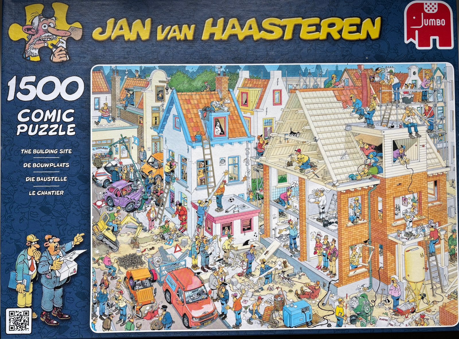 Jan van Haasteren 1500 stukjes, Ophalen, 500 t/m 1500 stukjes, Zo goed als nieuw