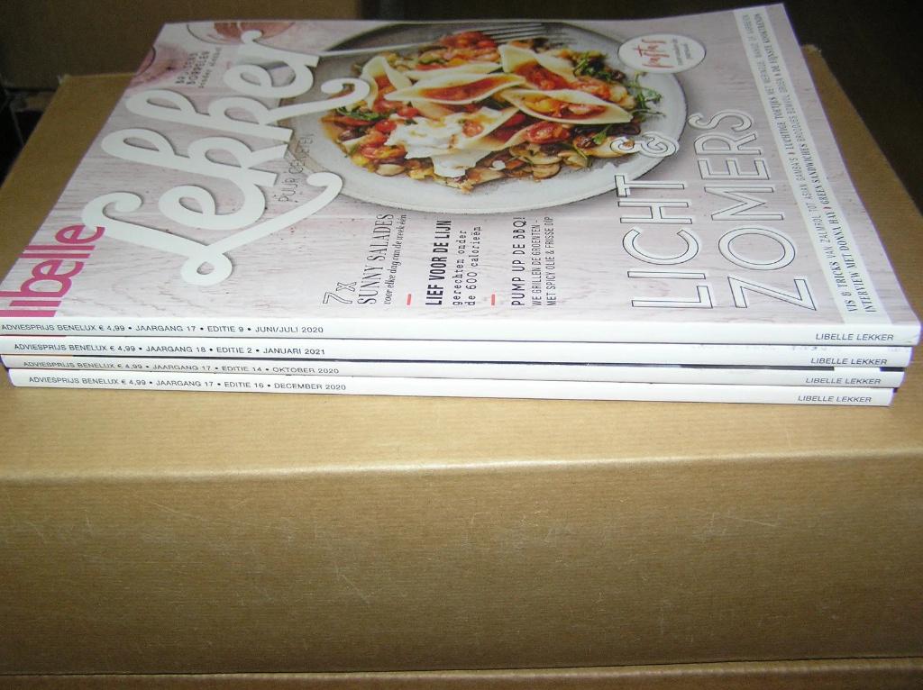 4x Libelle Lekker puur genieten, Gezond koken, Zo goed als nieuw, Tapas, Hapjes en Dim Sum, Ophalen of Verzenden