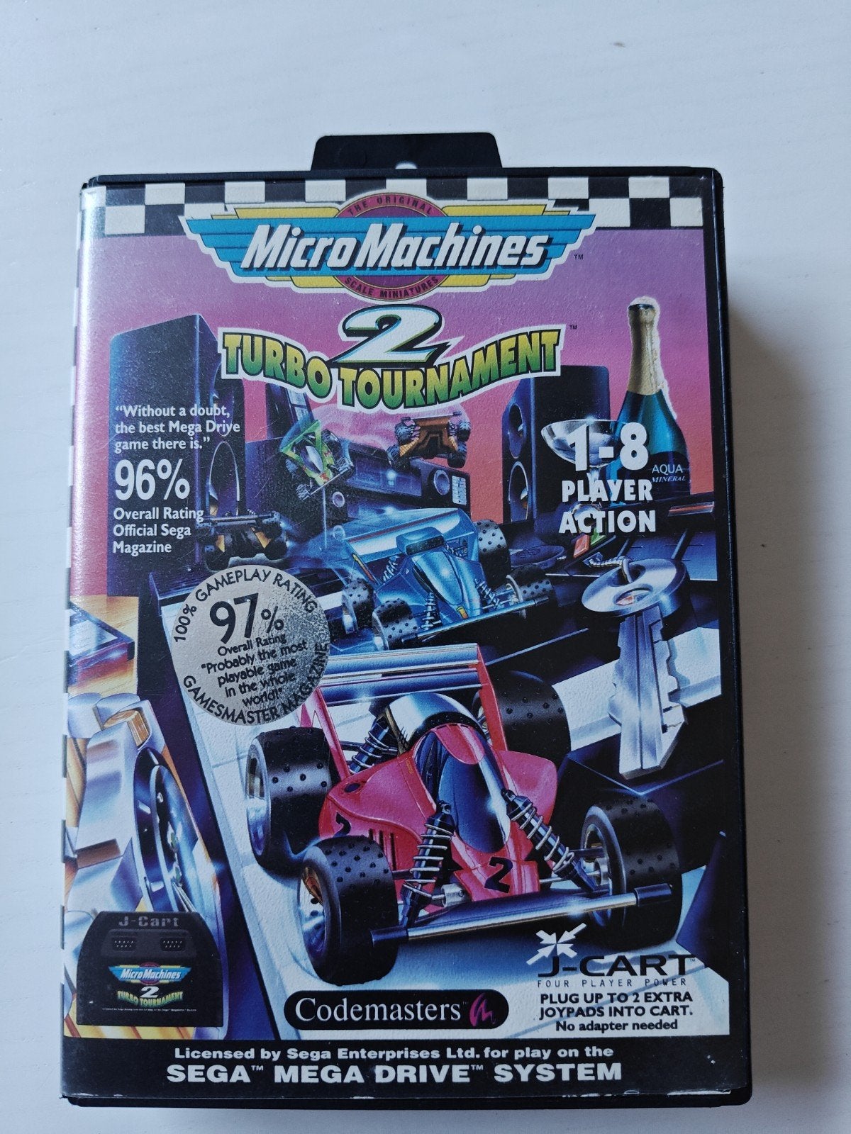 Micro Machines 2 Turbo Tournament - Sega Megadrive CIB, Spelcomputers en Games, Games | Sega, Gebruikt, Racen en Vliegen, Ophalen of Verzenden