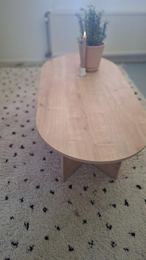 Salon tafel ovaal, Ophalen, 100 tot 150 cm, 50 tot 100 cm, Zo goed als nieuw