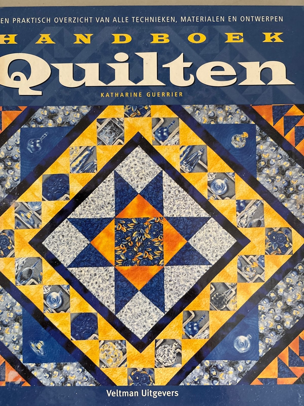 Handboek Quilten - Katharine Guerrier, Gebruikt, Overige thema's, Meerkleurig, Ophalen of Verzenden