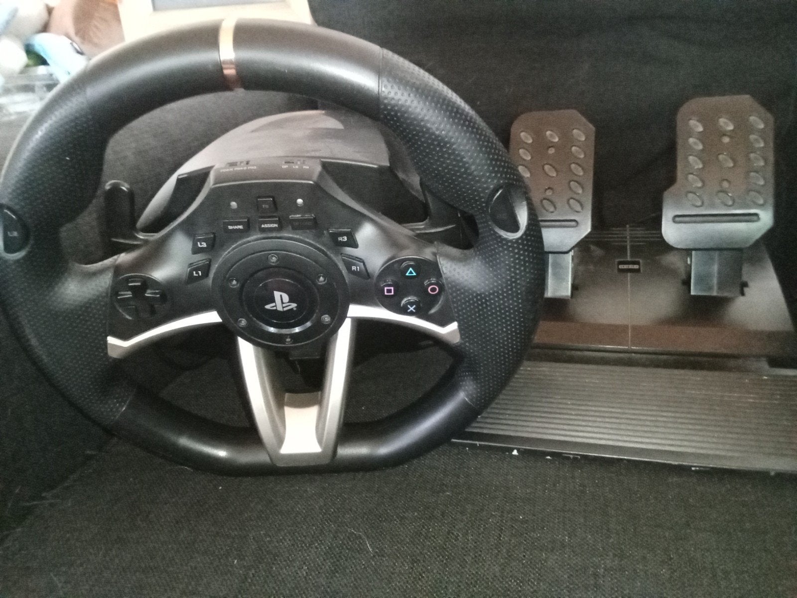 HORI Racing Wheel Apex stuur met pedalen., Ophalen of Verzenden, Zo goed als nieuw, Stuur of Pedalen, PlayStation 3