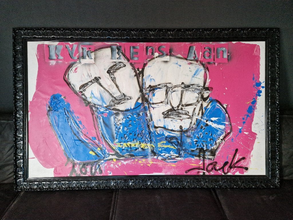 Jacksart Kunstwerk (190 x 117 cm) Aanbieding!!, Antiek en Kunst, Ophalen, 3D-effect