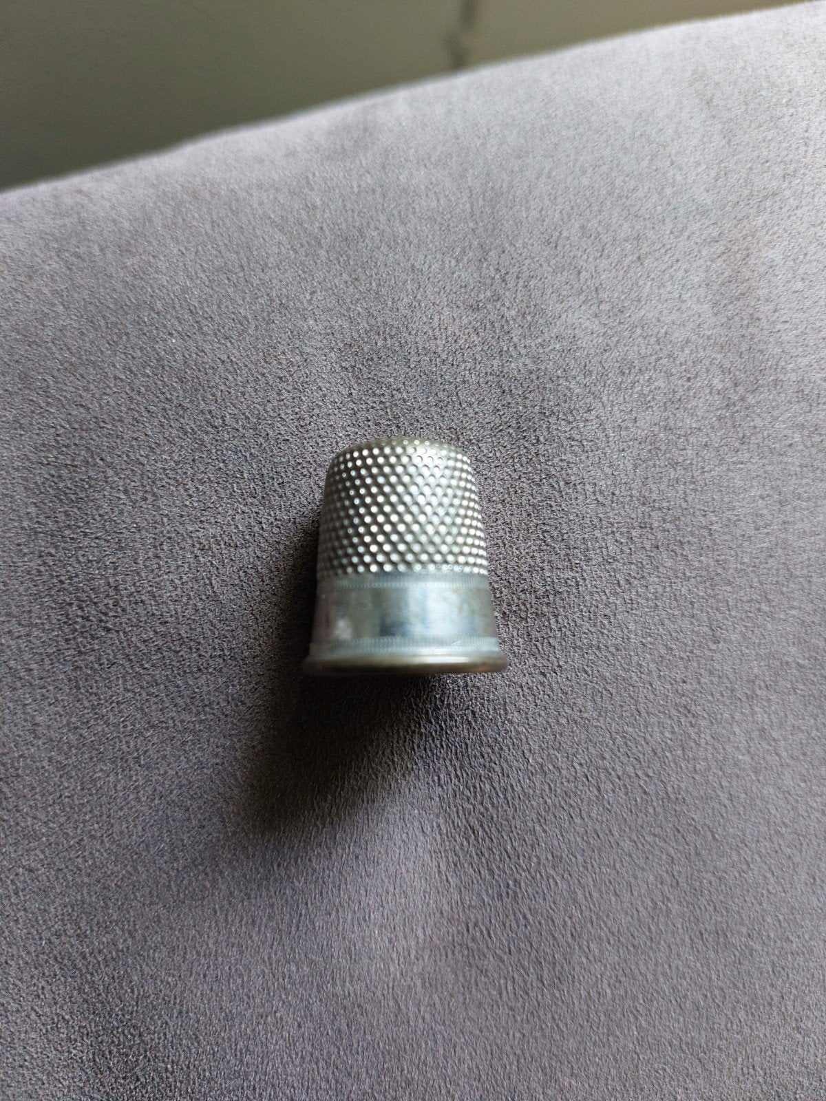 Zilveren vingerhoedje, Ophalen of Verzenden, Zo goed als nieuw, Zilver