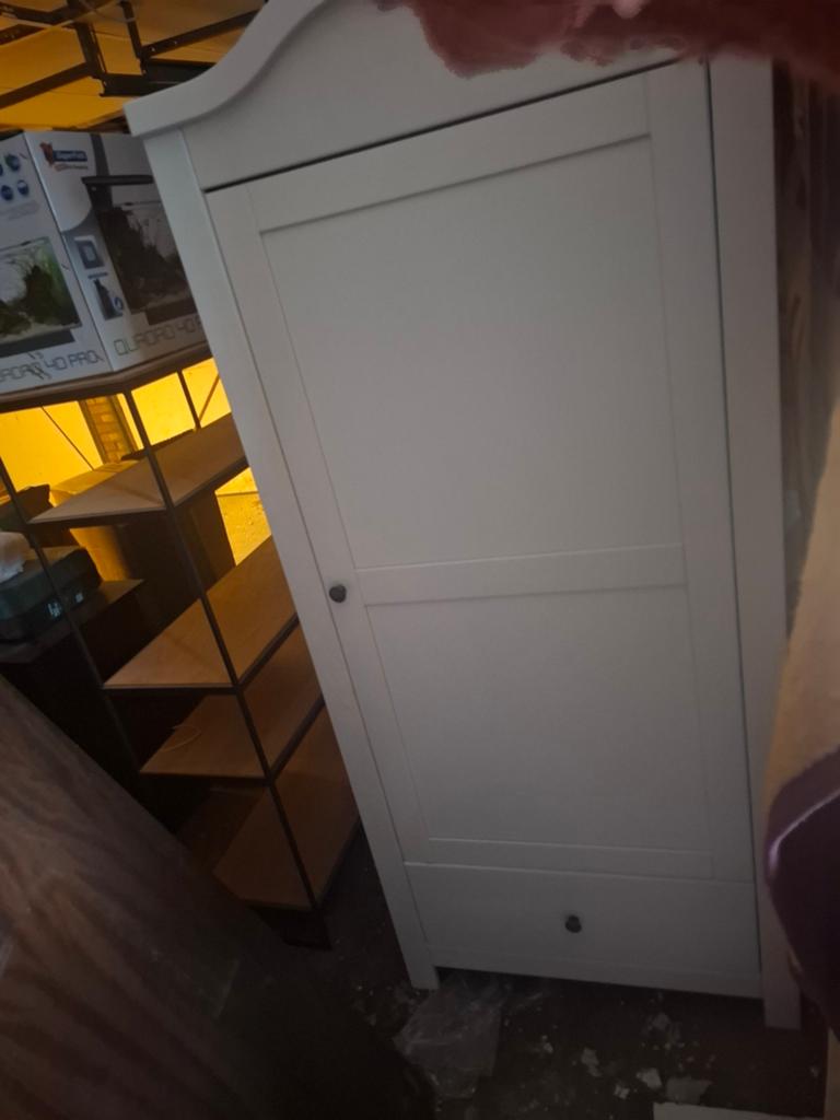 Kinder babij kledingkast 175 hoog massief hout, Huis en Inrichting, Kasten | Kledingkasten, Gebruikt, 150 tot 200 cm, 50 tot 75 cm