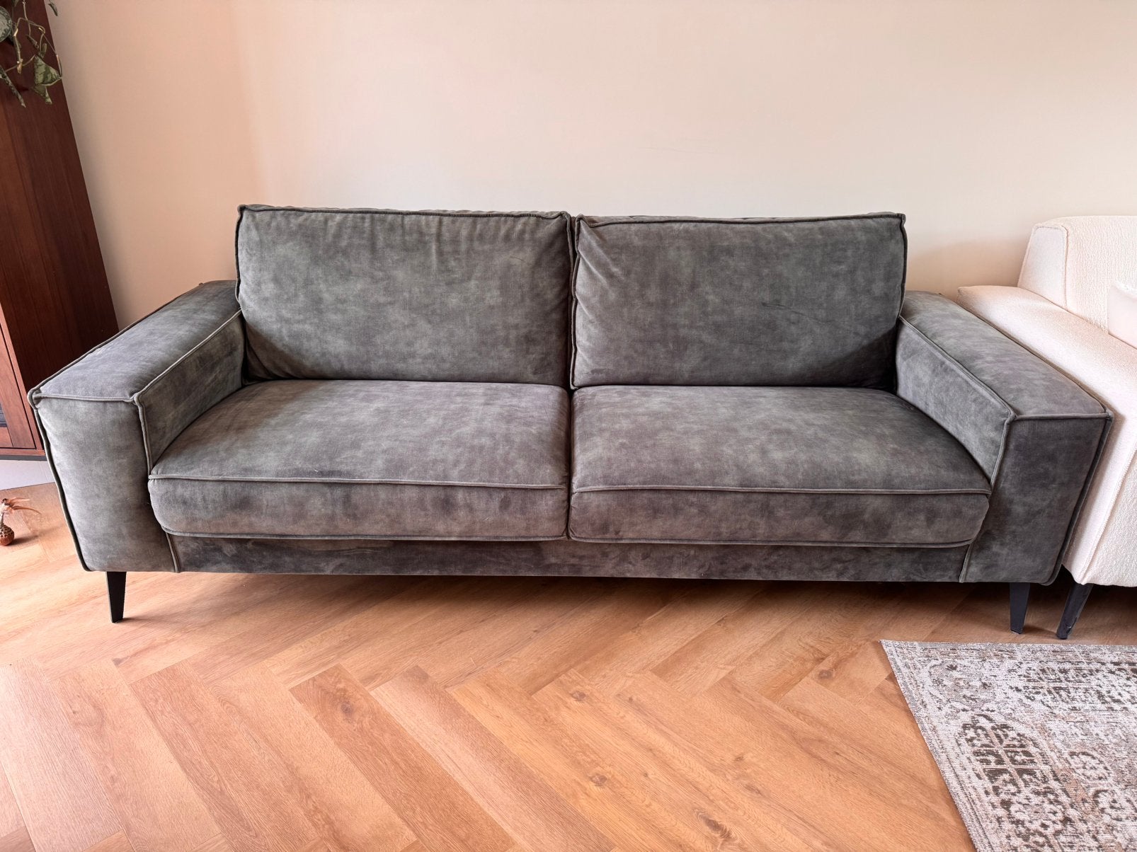 Comfortabele 3-persoonsbank van Haco, Ophalen, Gebruikt, Driepersoons, 75 tot 100 cm