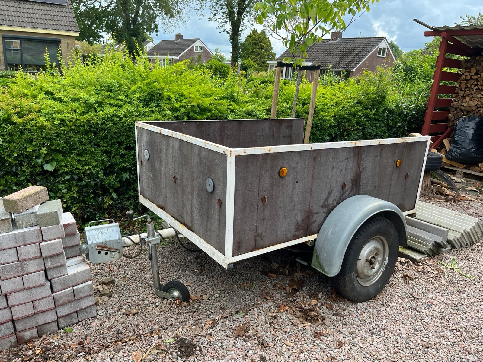 Aanhanger voor onderdelen, Auto diversen, Aanhangwagen-onderdelen, Ophalen, Gebruikt