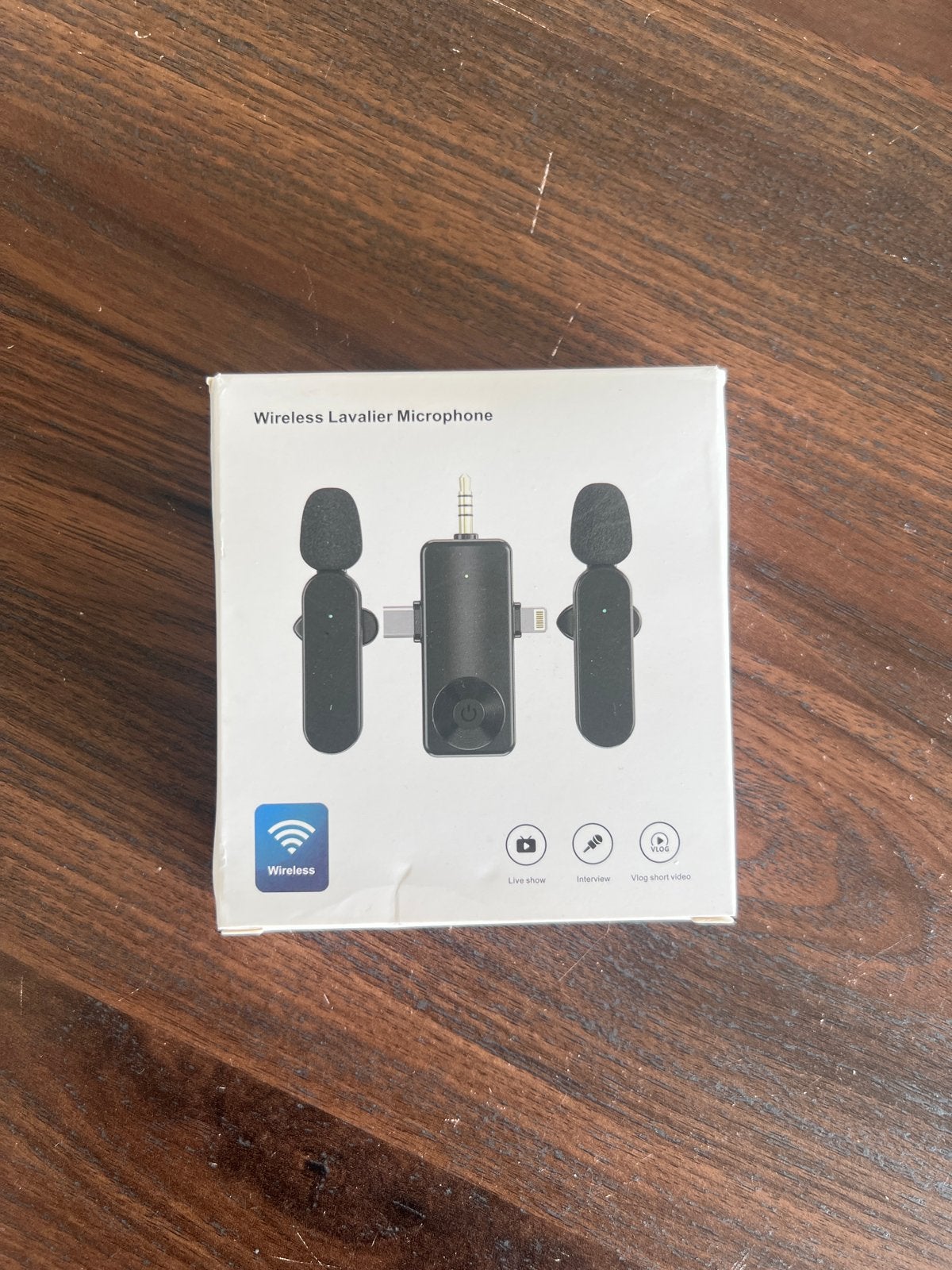 Draadloze Lavalier Microfoon Set voor iPhone/iPad, Muziek en Instrumenten, Microfoons, Ophalen of Verzenden, Nieuw, Overige typen