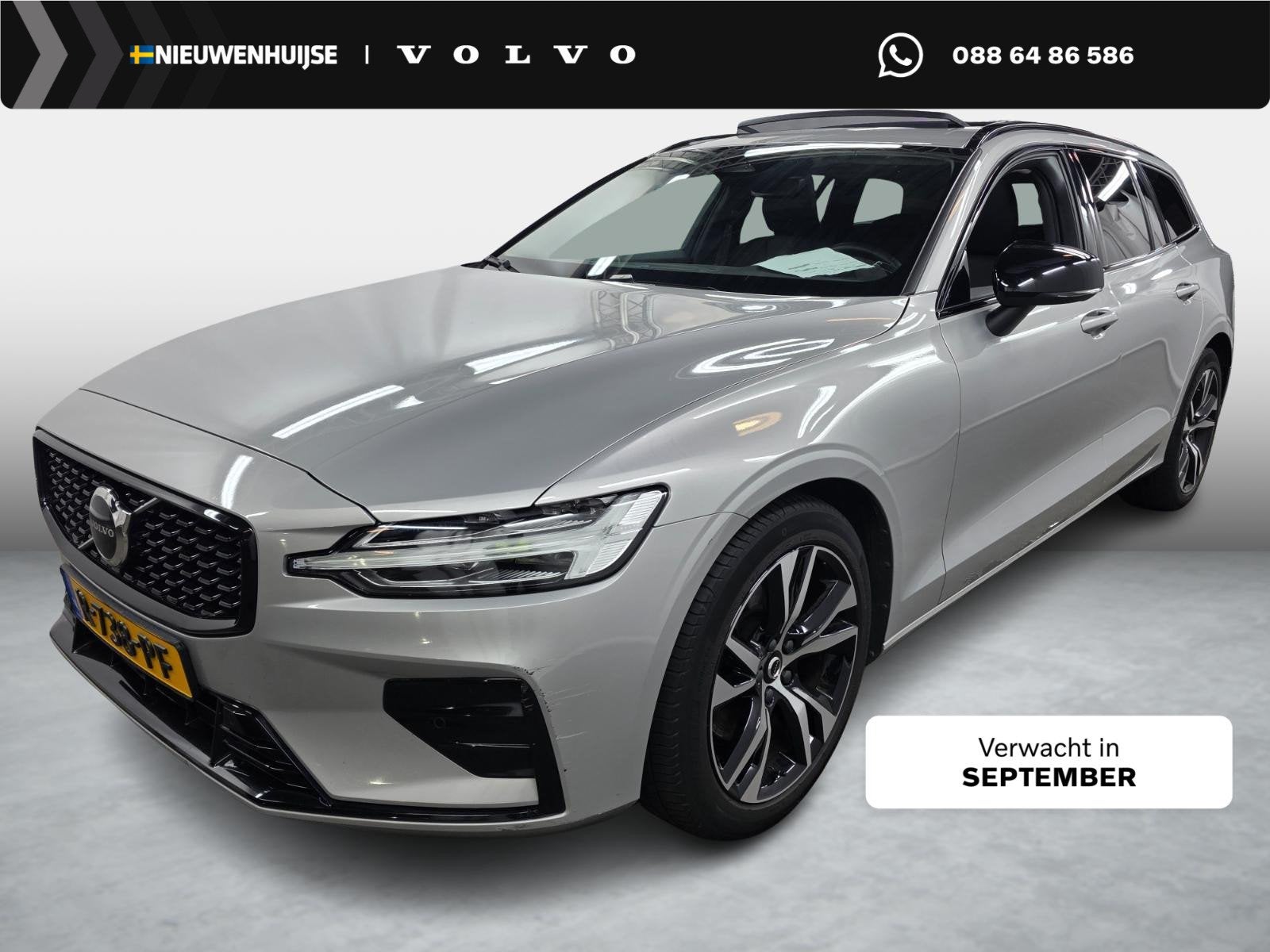 Volvo V60 2.0 B4 Plus Dark | Harman/Kardon | Schuif/Kantel P, Auto's, Euro 6, 4 cilinders, 1969 cc, 1634 kg