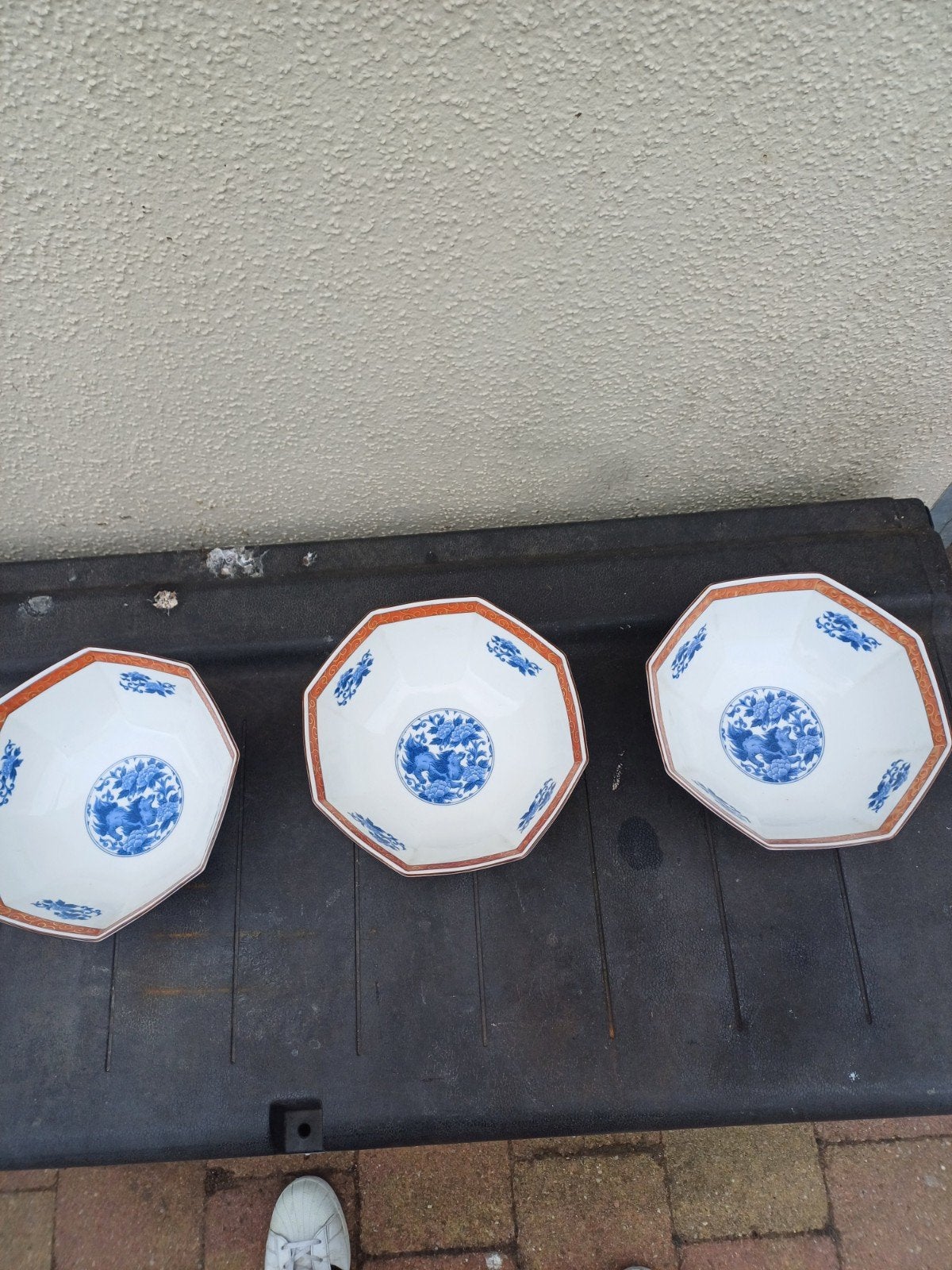 antieke orginele imari porselein schalen zie foto's, Antiek en Kunst, Ophalen of Verzenden
