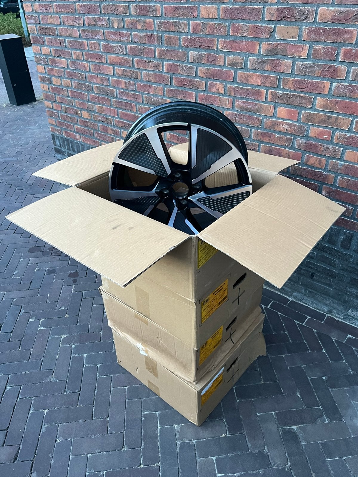 4x108 17inch - Peugeot e-208 / Opel Corsa F velgen, Ophalen, Gebruikt, Velg(en), 17 inch