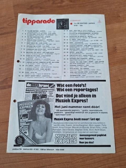 5 exemplaren Top 40 1978 t/m 1982 Earth & Fire, Verzenden, Gebruikt, Boek, Tijdschrift of Artikel