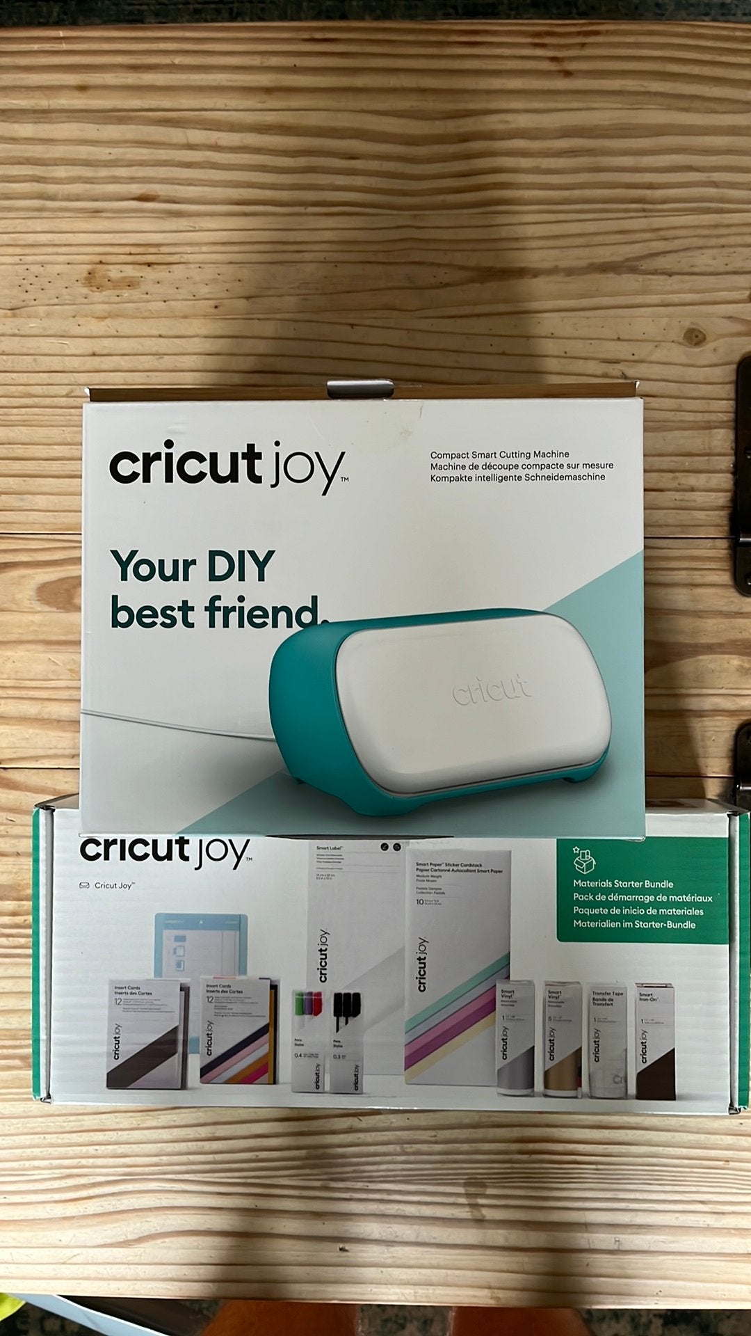 Cricut JOY Slimme snijmachine + Starters Pack + extra folie, Hobby en Vrije tijd, Ophalen, Zo goed als nieuw, Kunststof, Machine