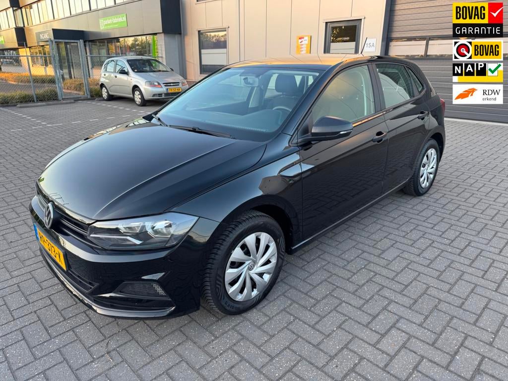 Volkswagen Polo 1.0 MPI Trendline, Euro 6, Zwart, Origineel Nederlands, Bedrijf