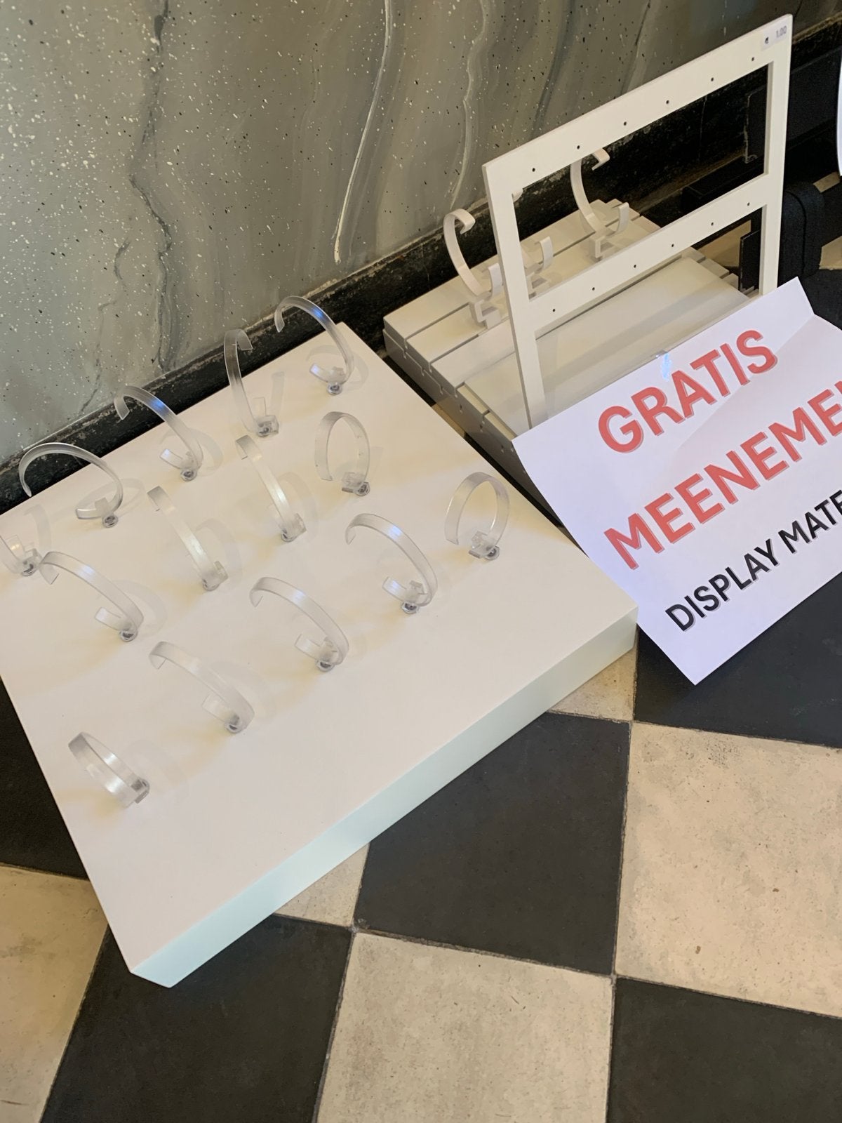 Gratis display materiaal voor horloges en sieraden, Hobby en Vrije tijd, Ophalen