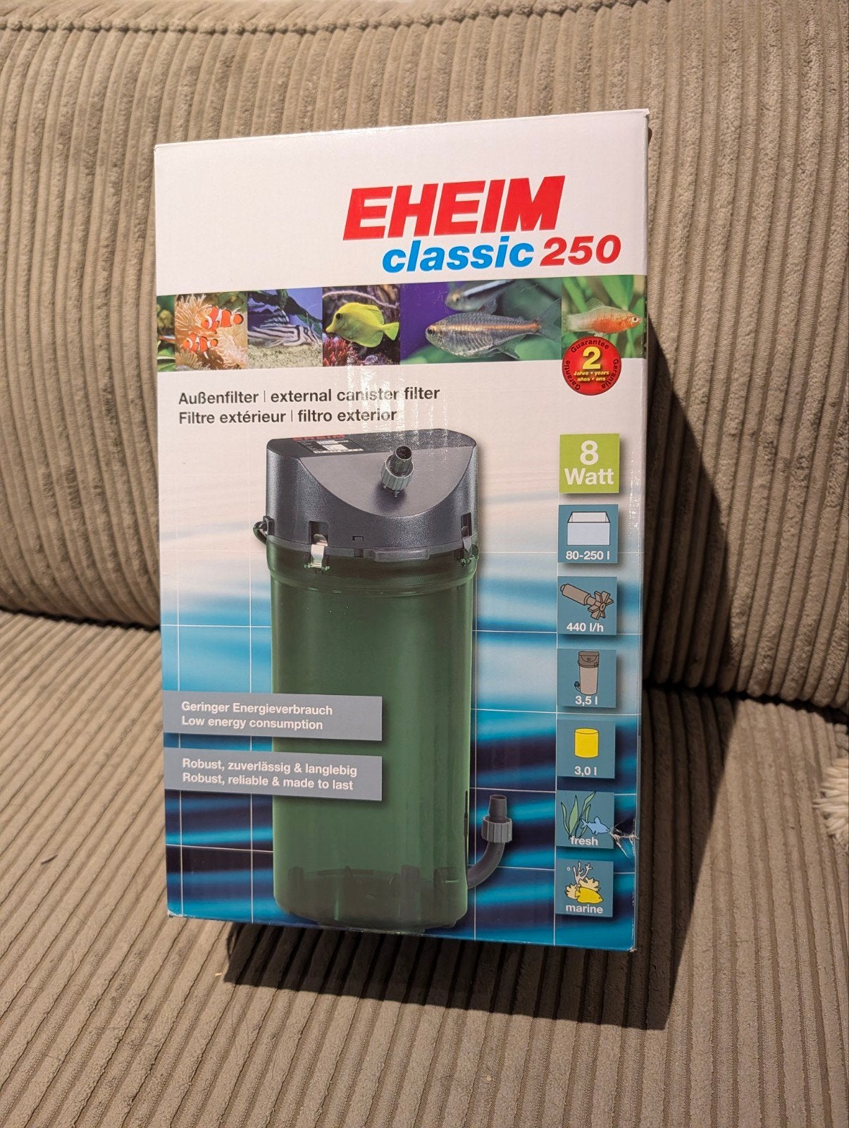 EHEIM Classic 250 buitenfilter, filter substraat pro, Dieren en Toebehoren, Ophalen of Verzenden, Nieuw, Filter, Eheim