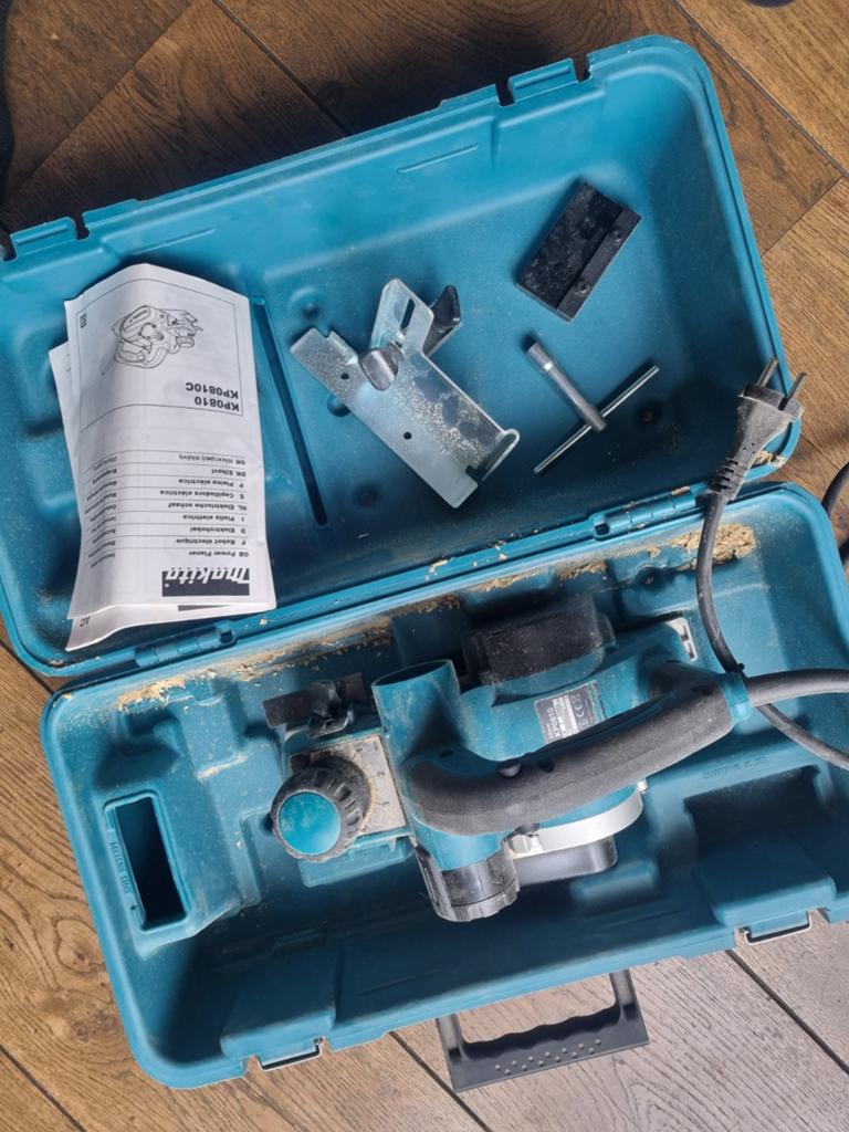 Makita KP0810 elektrische schaaf, Ophalen of Verzenden, Gebruikt