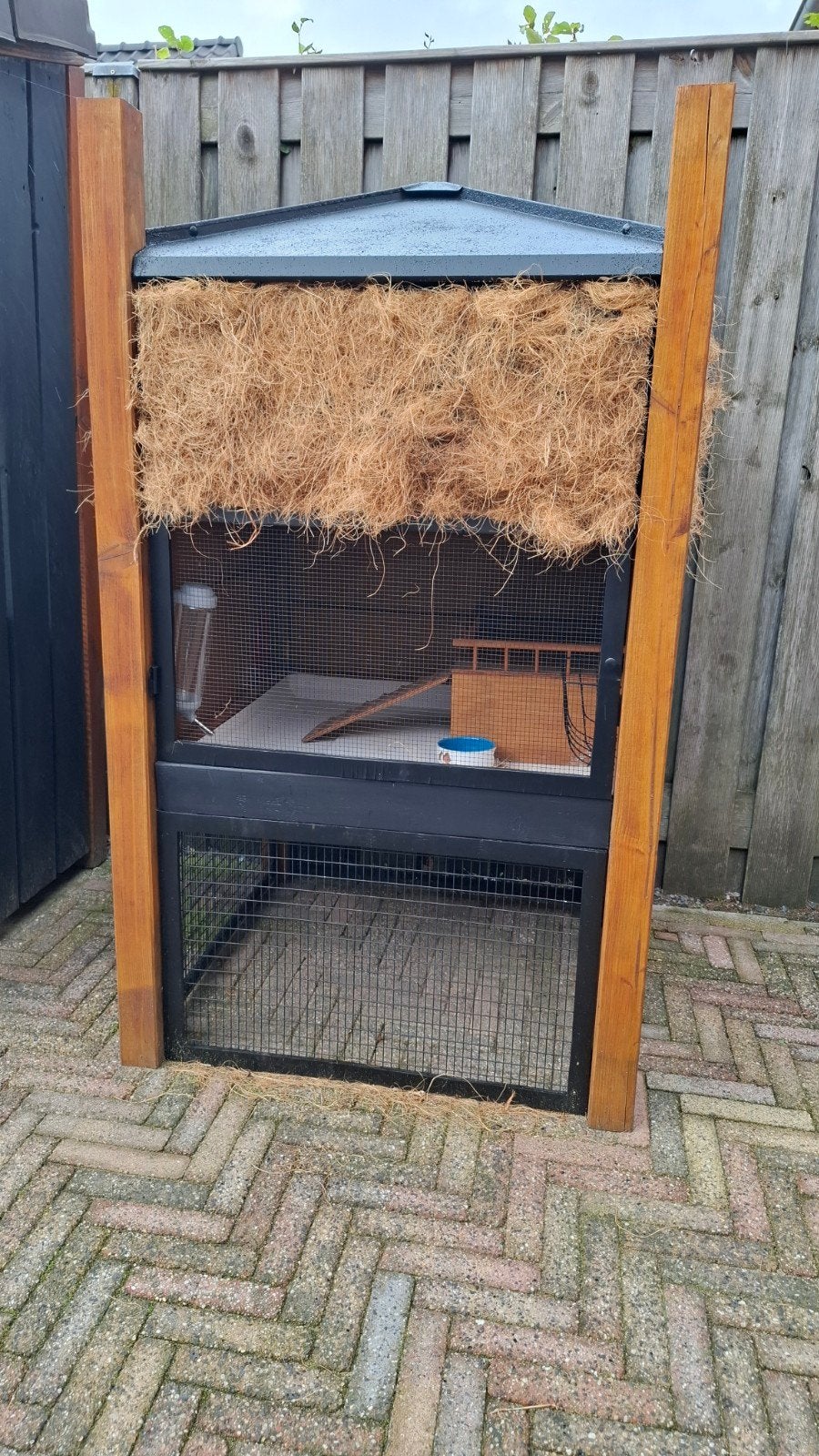 Hooiberg konijnen/cavia hok voor buiten, Ophalen, 110 cm of meer, 90 cm of meer, Hok