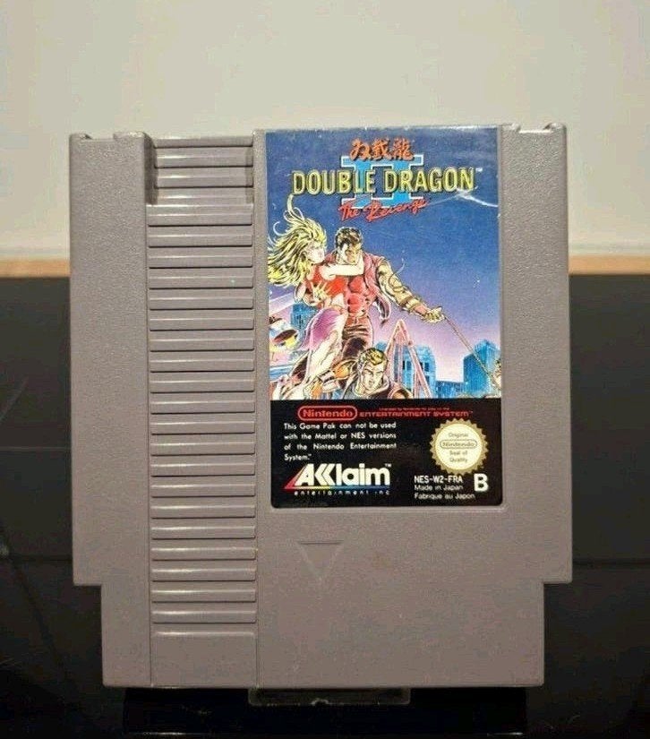 Double Dragon NES Game - Klassieke Beat 'em up, Gebruikt, Vechten, 2 spelers, Eén computer