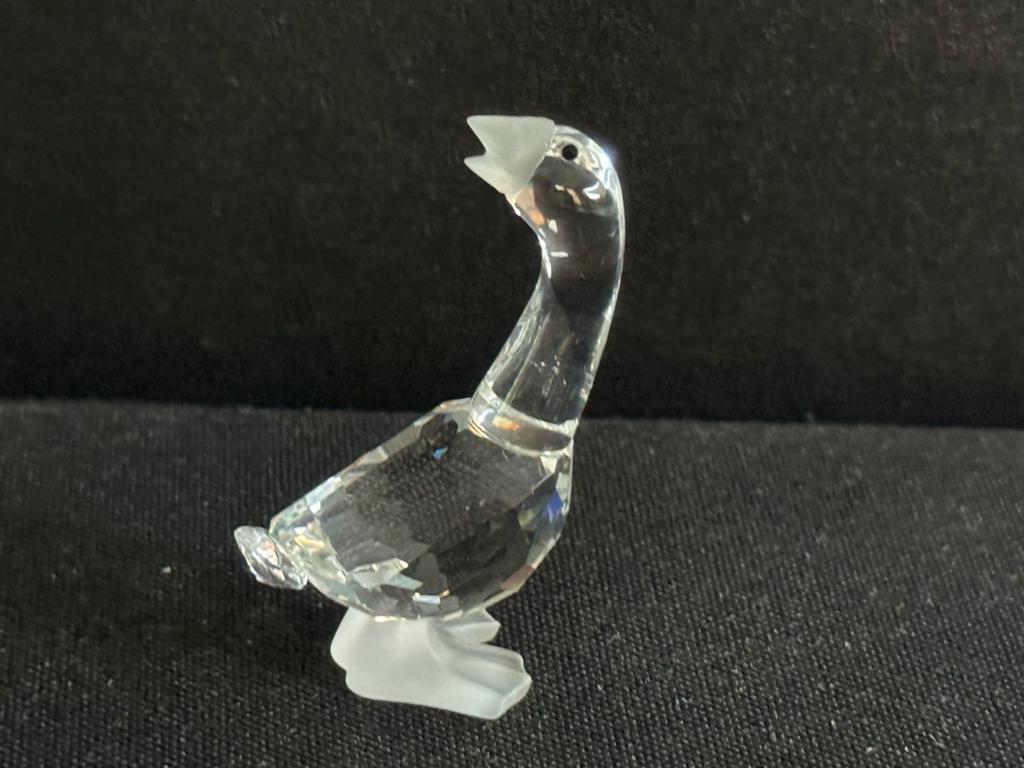Swarovski Kristallen Gans Figuur - Elegant Verzamelobject, Verzamelen, Swarovski, Ophalen, Zo goed als nieuw, Figuurtje
