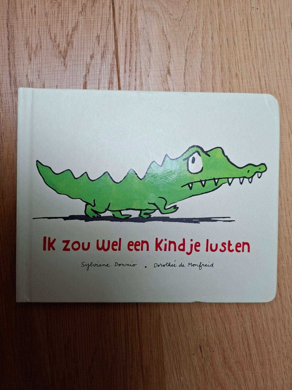 Ik zou wel een Kindje lusten - Prentenboek Krokodil, Ophalen of Verzenden, Zo goed als nieuw, 3 tot 4 jaar