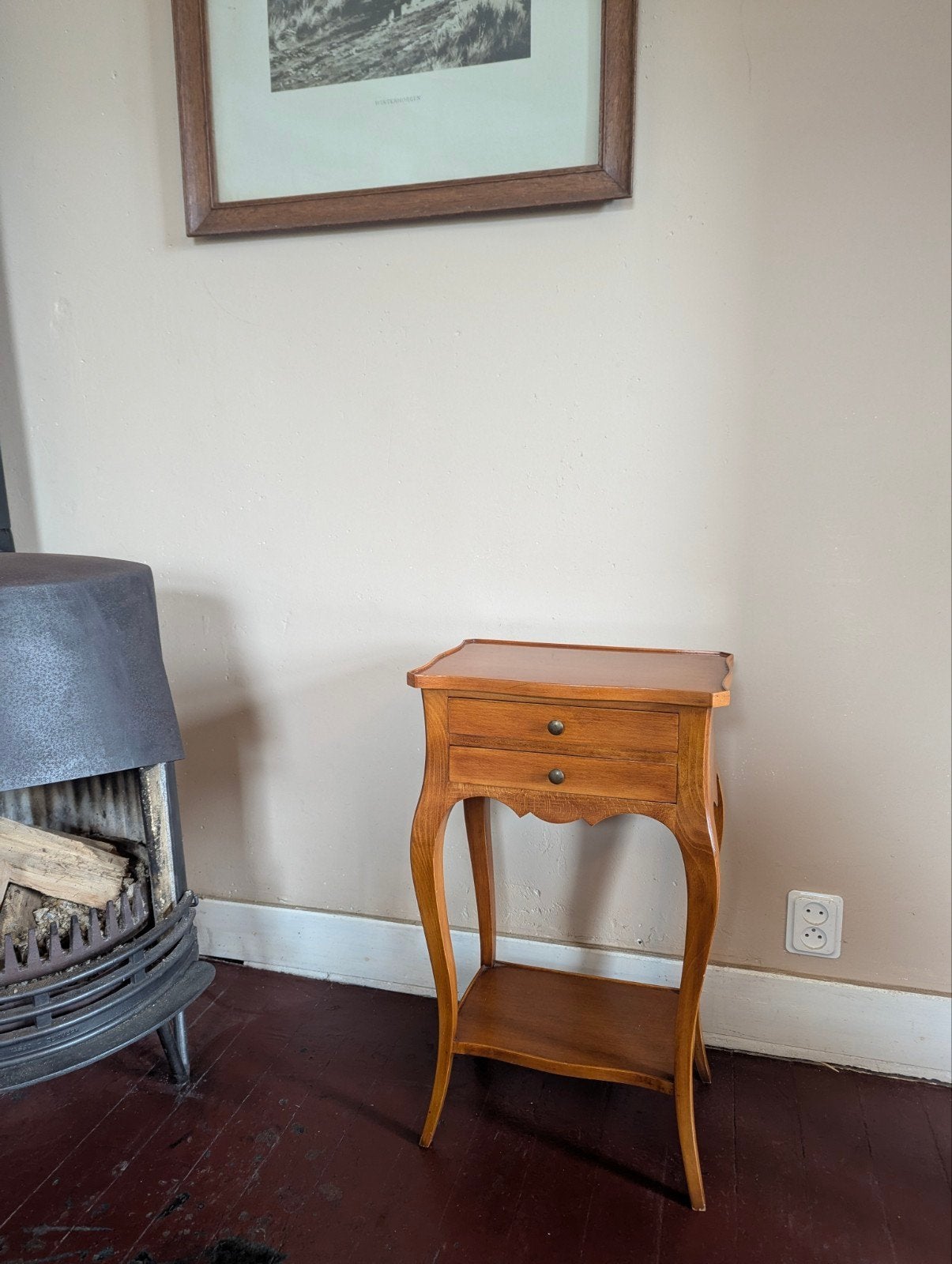 Sidetable bijzettafel kersen Selva Italië antiek, Ophalen of Verzenden, Zo goed als nieuw, Antiek klassiek