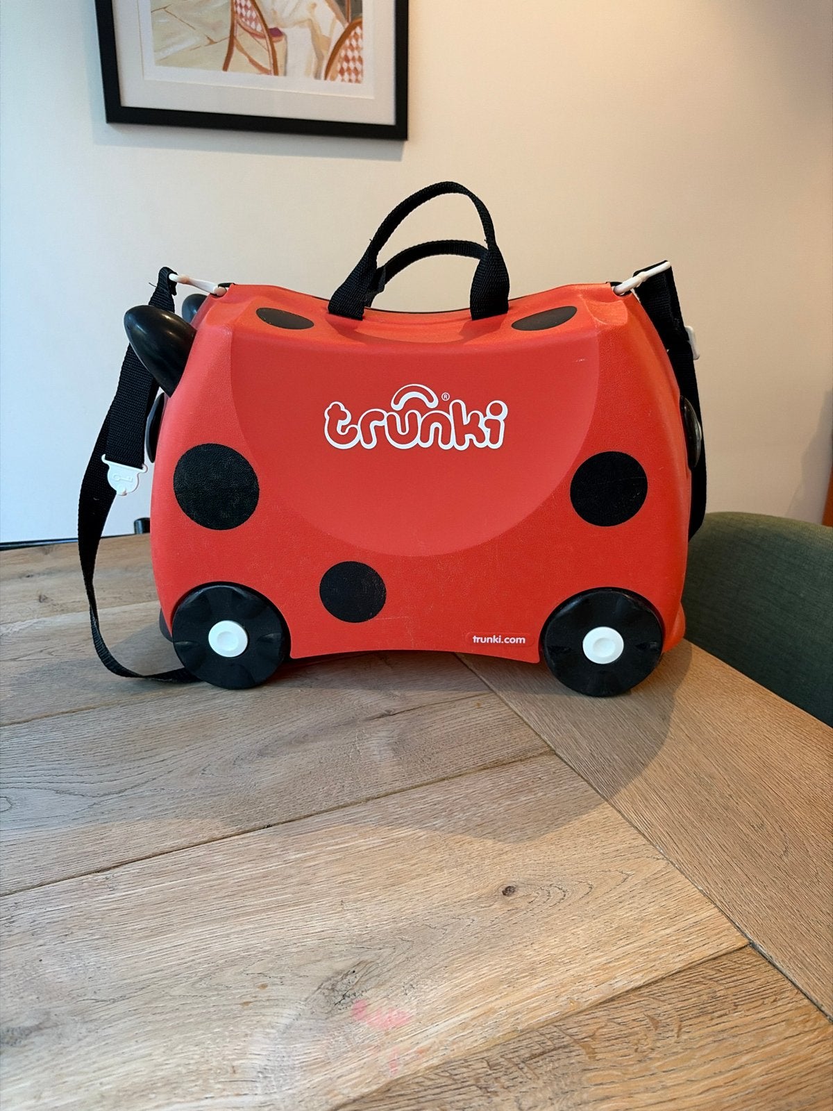 Trunki Kinderkoffer Lieveheersbeestje - Rood, Ophalen, Gebruikt