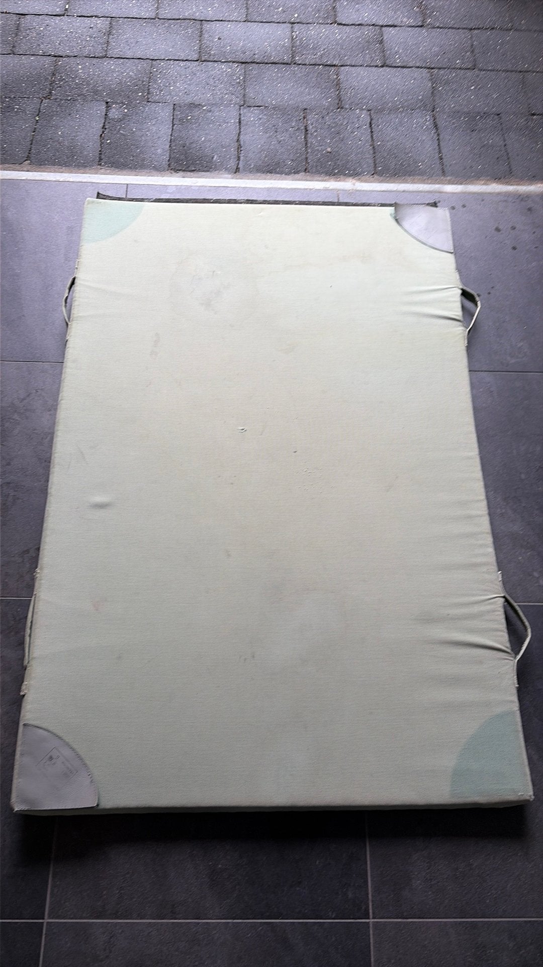 Vintage Groene Gymmat, Ophalen of Verzenden