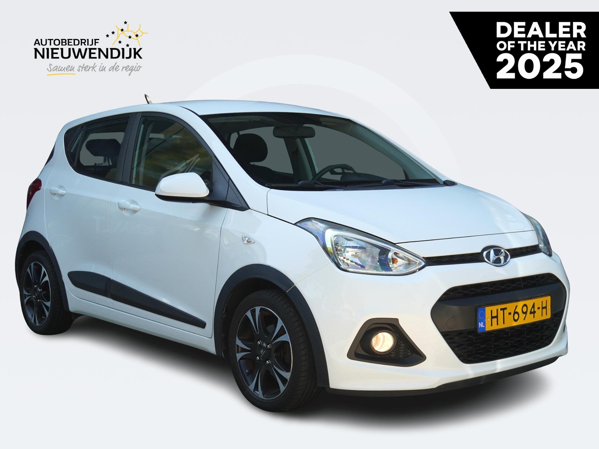Hyundai i10 65 i-Motion Comfort / AIRCO / CRUISE / RADIO-CD-, Euro 5, Stof, Gebruikt, 4 stoelen