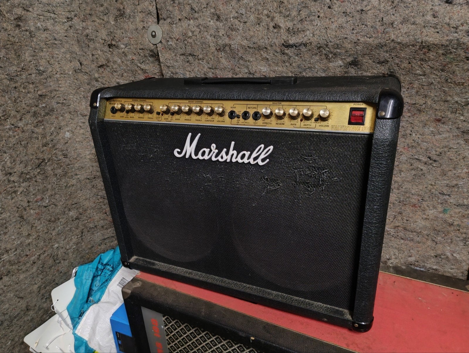 Marshall Valvestate 8240 Gitaarversterker, Muziek en Instrumenten, Ophalen, Gebruikt, Gitaar, Minder dan 50 watt