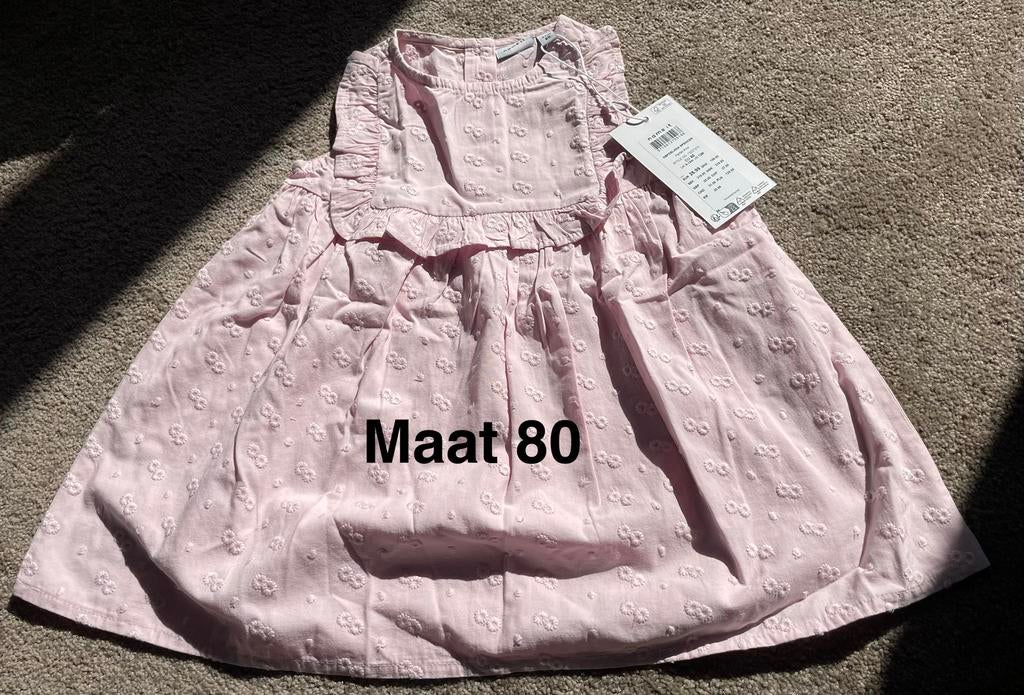 Licht roze jurkje Name It maat 80 Nieuw met prijskaartje, Kinderen en Baby's, Babykleding | Maat 80, Ophalen of Verzenden, Nieuw