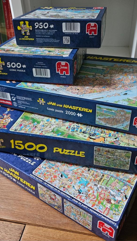 Jan van Haasteren puzzels- 500/1000/1500/2000 stukjes, Ophalen, 500 t/m 1500 stukjes