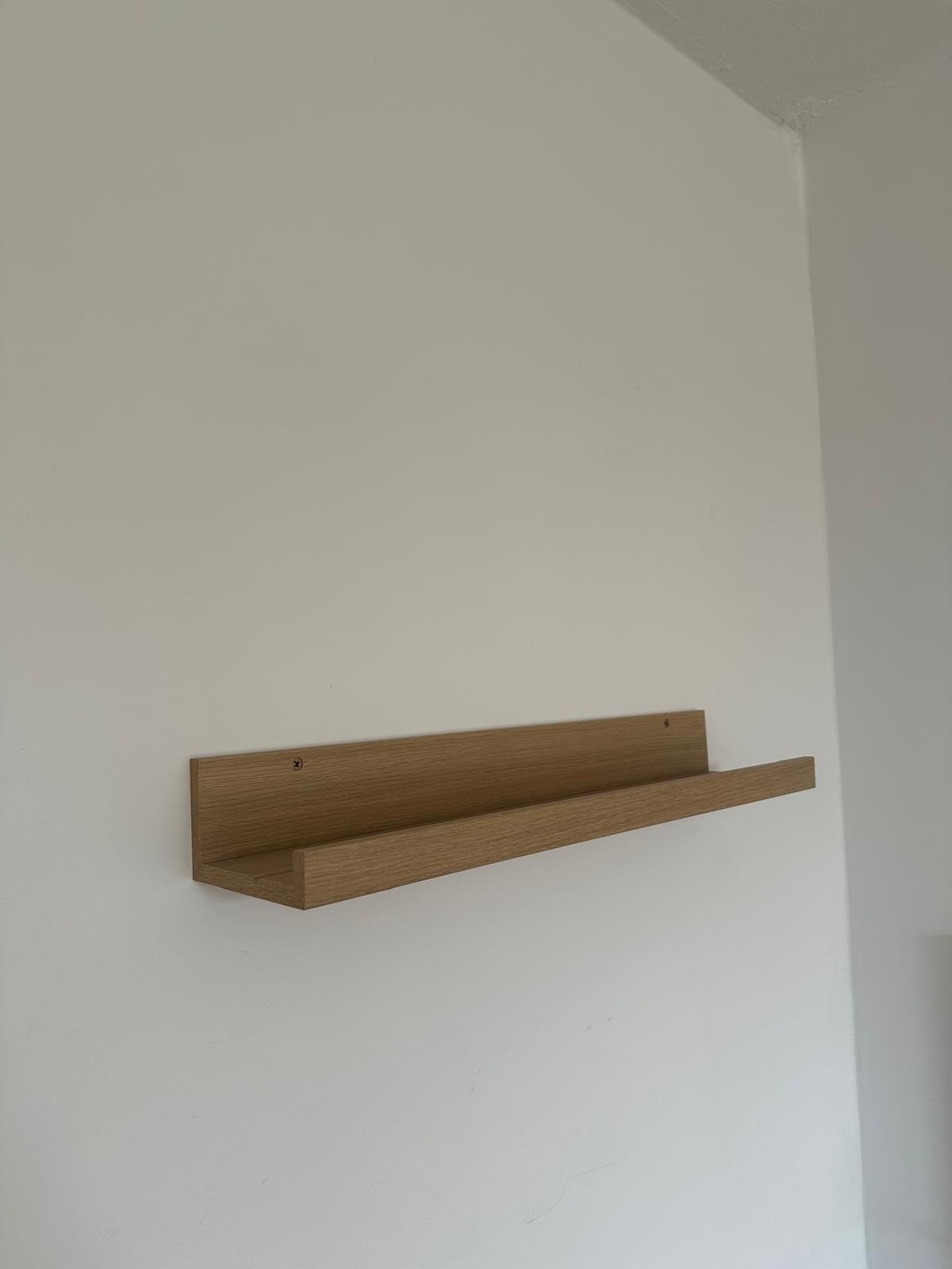 IKEA MOSSLANDA Schilderijplank - Eiken effect, Ophalen, Zo goed als nieuw