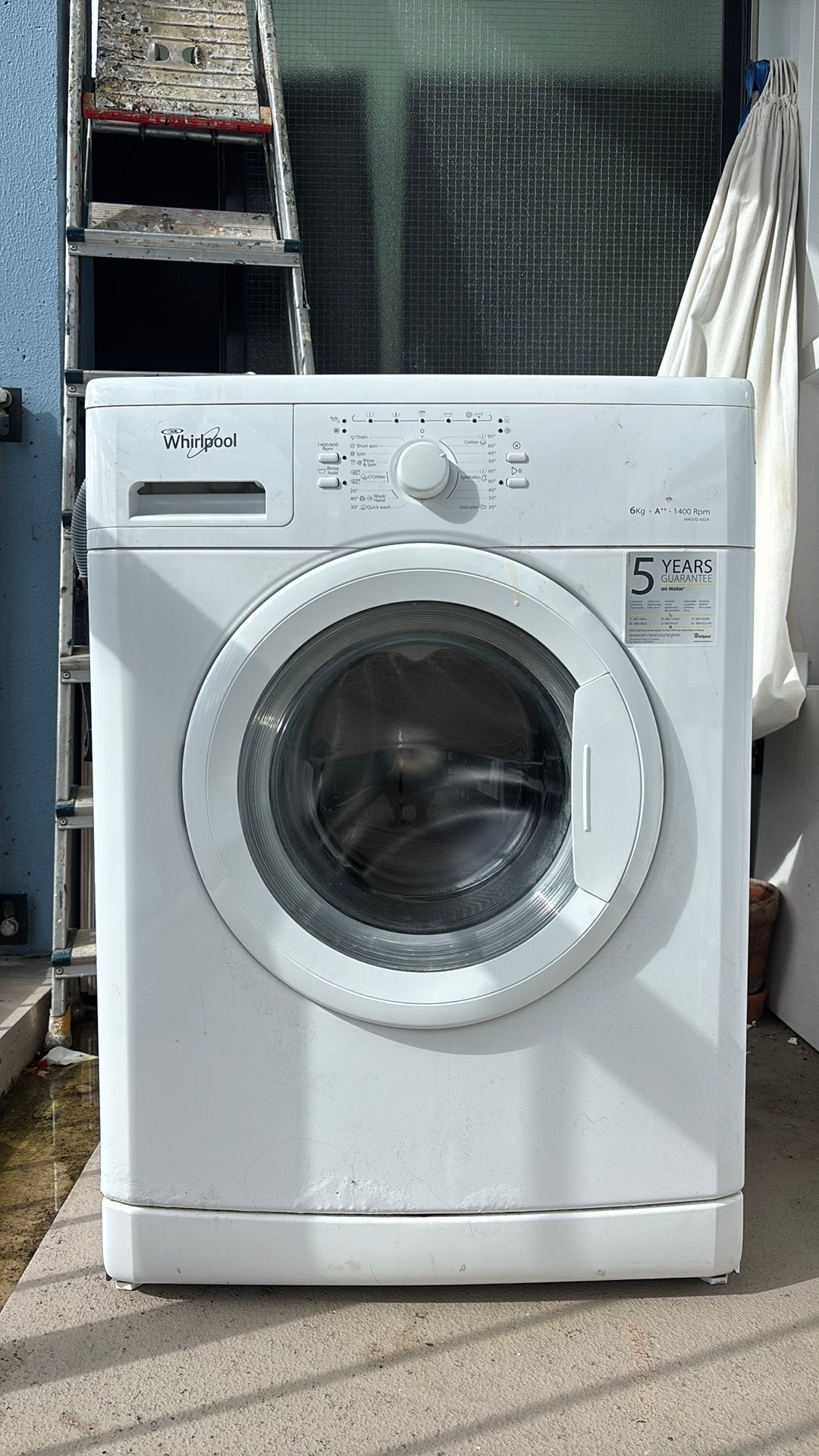 Gereserveerd - Gratis op te halen! Whirlpool Wasmachine, Witgoed en Apparatuur, Wasmachines, Ophalen, Zo goed als nieuw, 85 tot 90 cm
