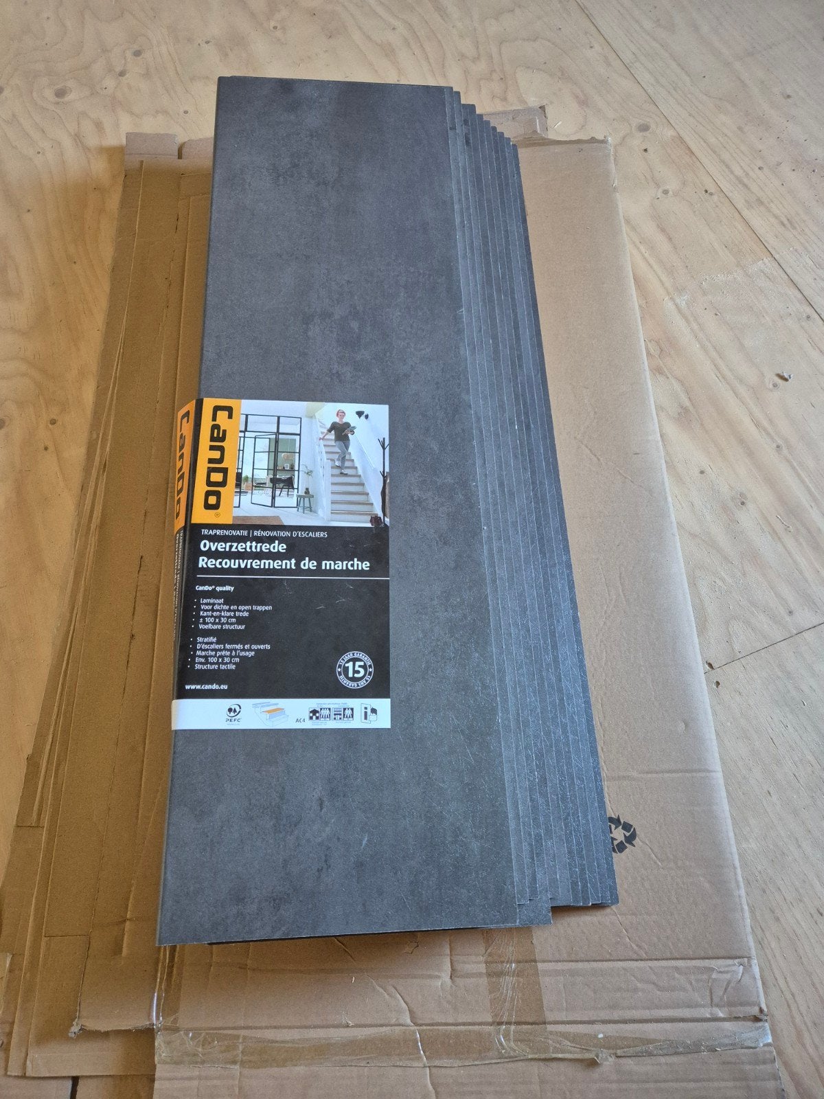 11x Nieuwe Cando Overzettrede Traprenovatie, Ophalen, 50 tot 150 cm, Nieuw, 10 tot 30 cm