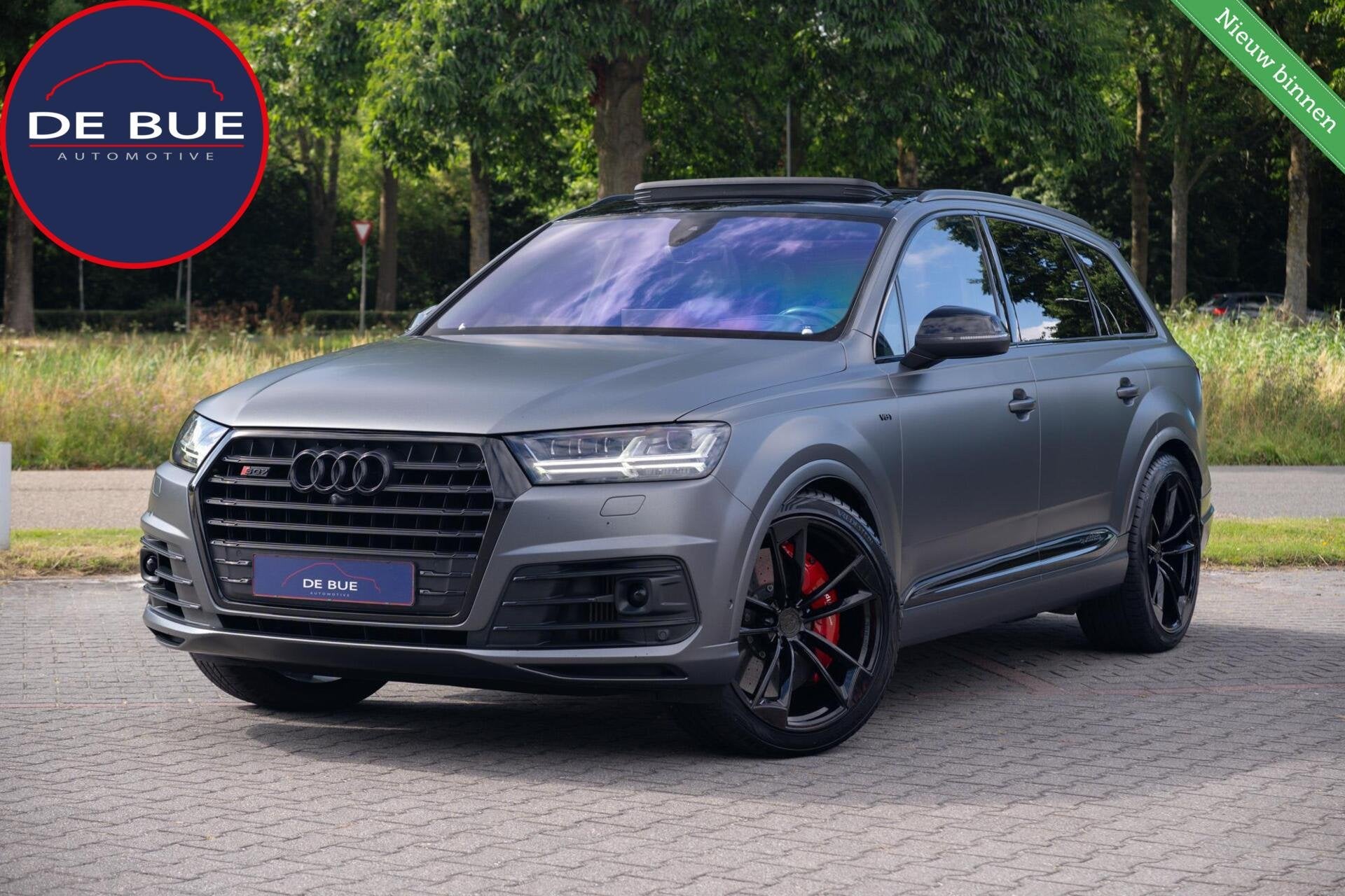 Audi SQ7 4.0 V8 TDI SQ7 Quattro|Grijs Kenteken|Keramisch|Ban, Auto's, 435 pk, Gebruikt, Automatische klimaatregeling, Bedrijf