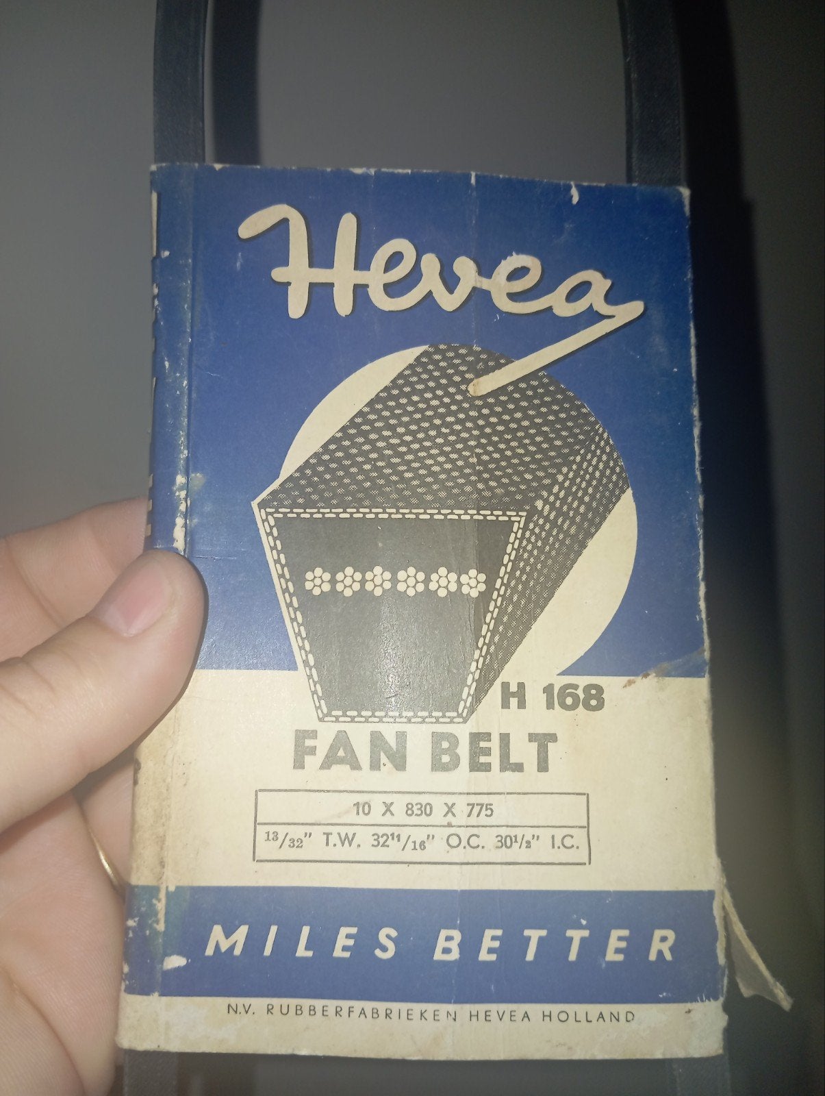 Vintage havea fan belt, v snaar, Ophalen of Verzenden, Nieuw, Austin