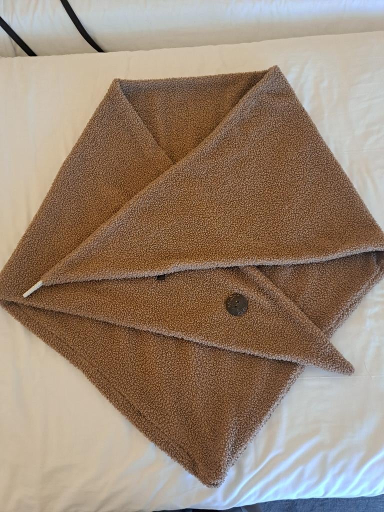 Omslagdoek teddy, Ophalen of Verzenden, Zo goed als nieuw, Maat 46/48 (XL) of groter, Sjaal