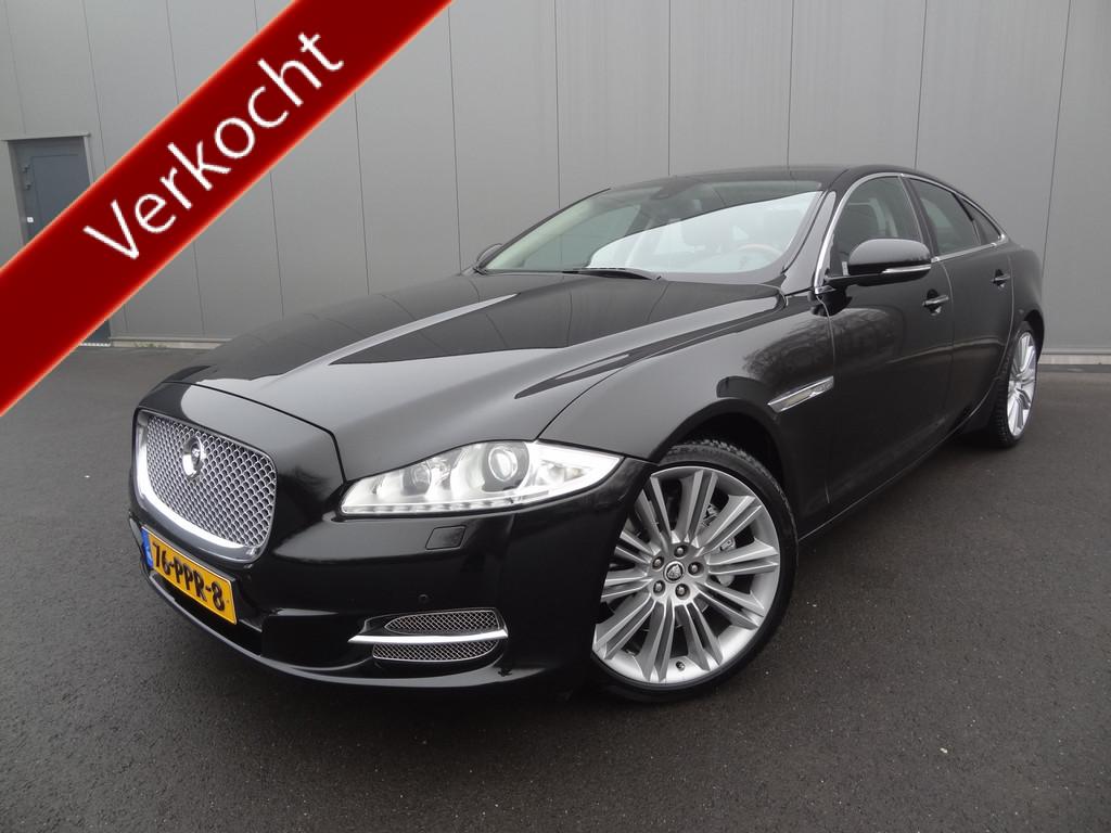 Jaguar XJ 5.0 V8 | PORTFOLIO | NL AUTO | DEALER ONDERHOUDEN, Auto's, Jaguar, Automaat, Euro 5, Achterwielaandrijving, Zwart