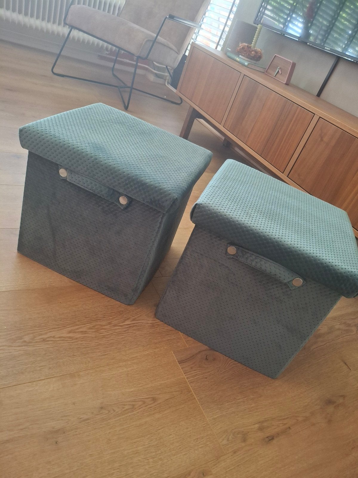 2x Opbergpoefjes, Ophalen of Verzenden