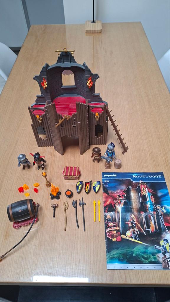 Playmobil Novelmore set 70539 met boekje, Ophalen of Verzenden, Gebruikt