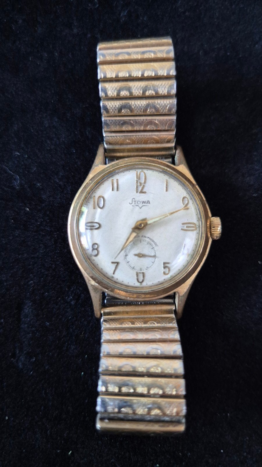 Vintage Stowa Dameshorloge, Overige merken, Overige materialen, Gebruikt, Polshorloge