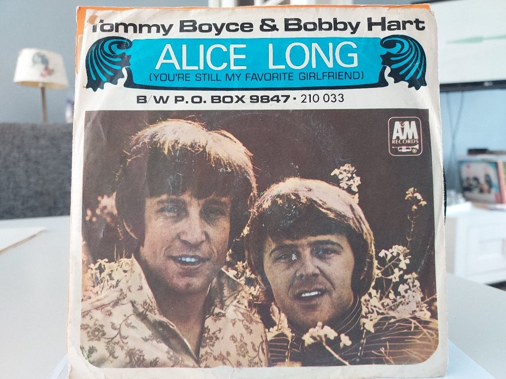 7" Single Tommy Boyce & Bobby Hart - Alice Long (You're, Gebruikt, 7 inch, Ophalen of Verzenden, Pop