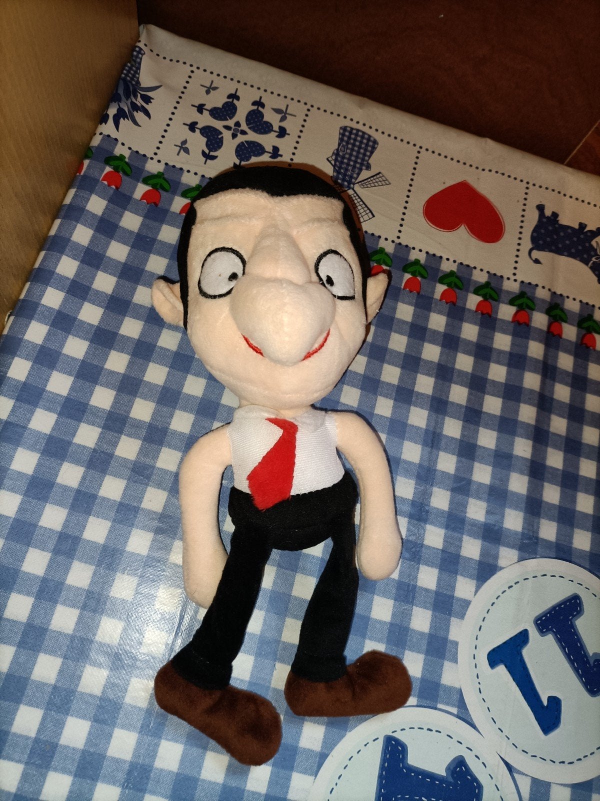 Mr. Bean knuffel 31 cm groot, Ophalen of Verzenden, Zo goed als nieuw, Overige typen