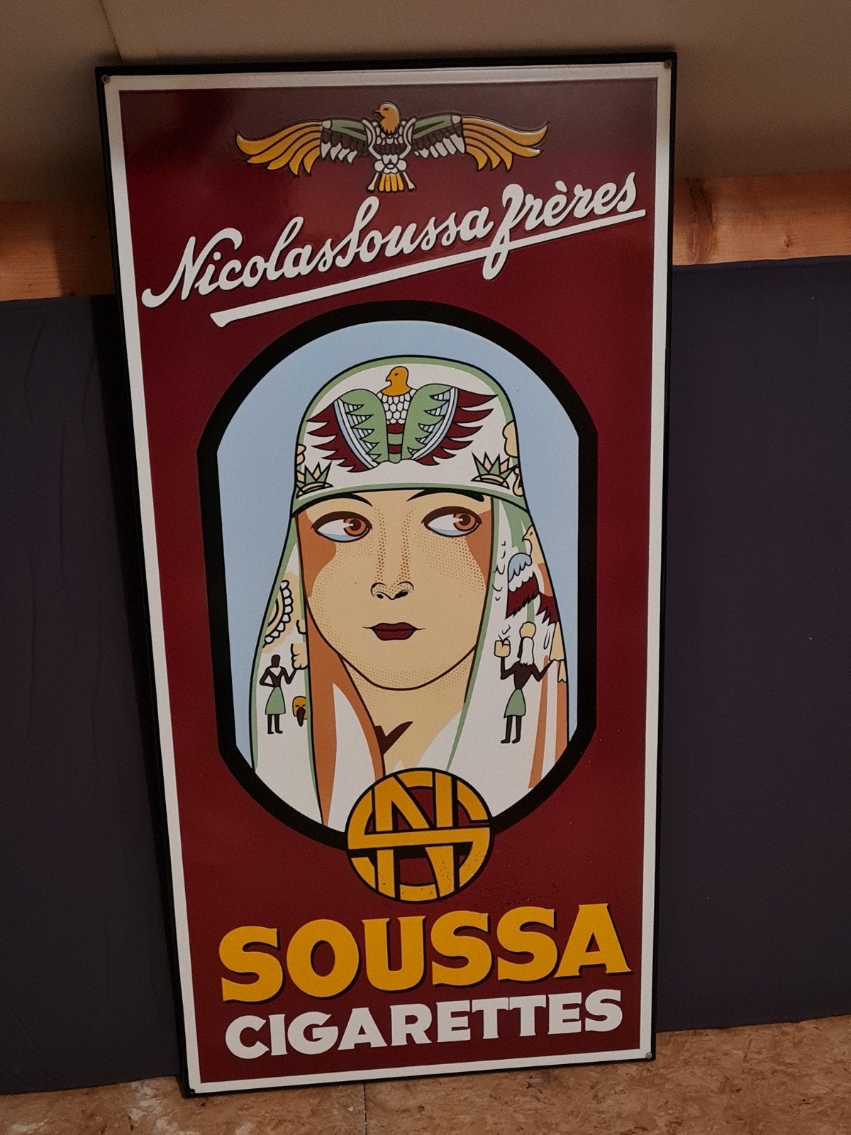 emaille bord soussa gelimiteerd uitgave, Ophalen of Verzenden, Reclamebord