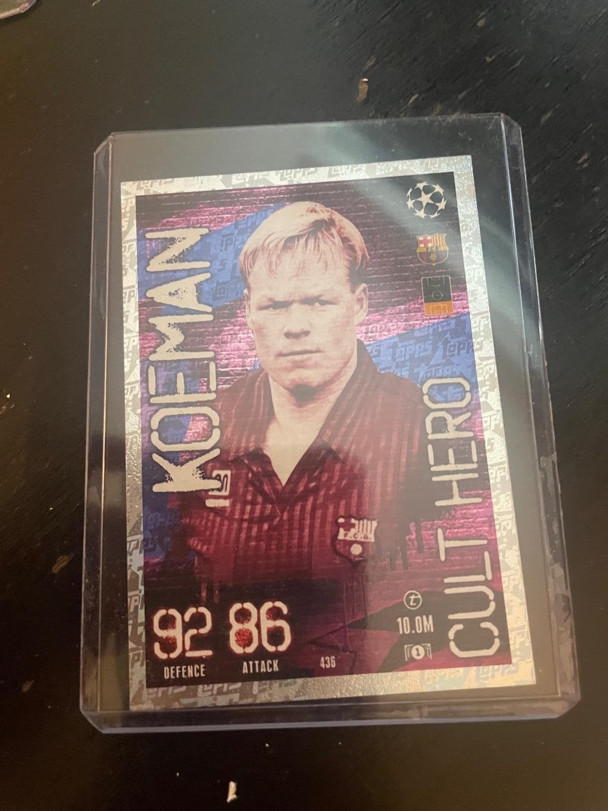 Ronald Koeman Cult Hero Topps Spelerskaart, Ophalen of Verzenden